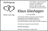 eine Anzeige